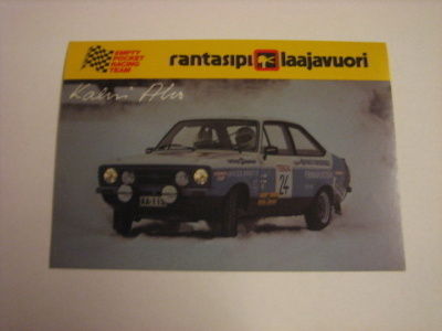 Ford rallikortti 2 B: Ford Escort / Kalevi Aho