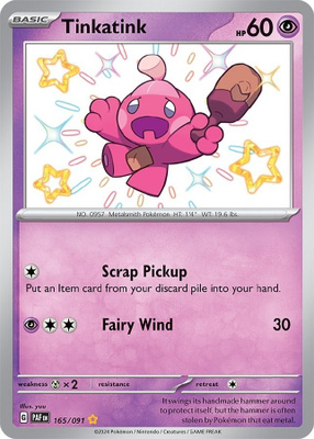 Tinkatink 165/091 - Paldean Fates - NM/M