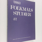 Folkmålsstudier 42/2003 - pikkukuva 1