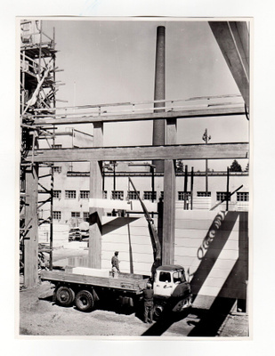 Vuosaari Helsinki Siporex varasto 1961 kuorma auto vanha