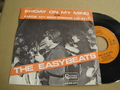 The Easybeats Friday on my mind 7 45 Hollanti 1966 AC/DC