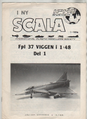 Fpl 37 VIGGEN i 1:48, Del 1, I ny scala 1/1986, IPMS Sweden
