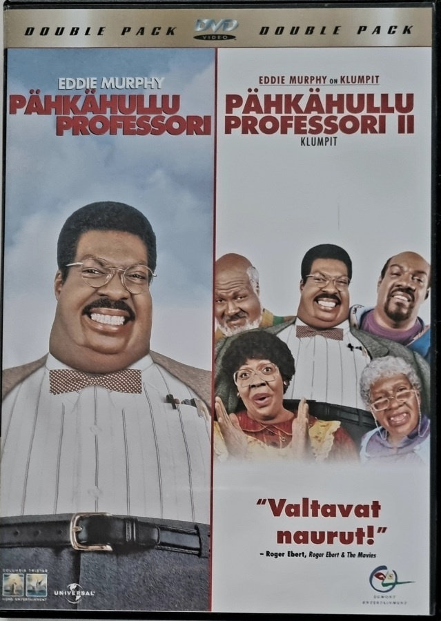 PÄHKÄHULLU PROFESSORI 1 & 2 EGMONT DVD (2 DISC)