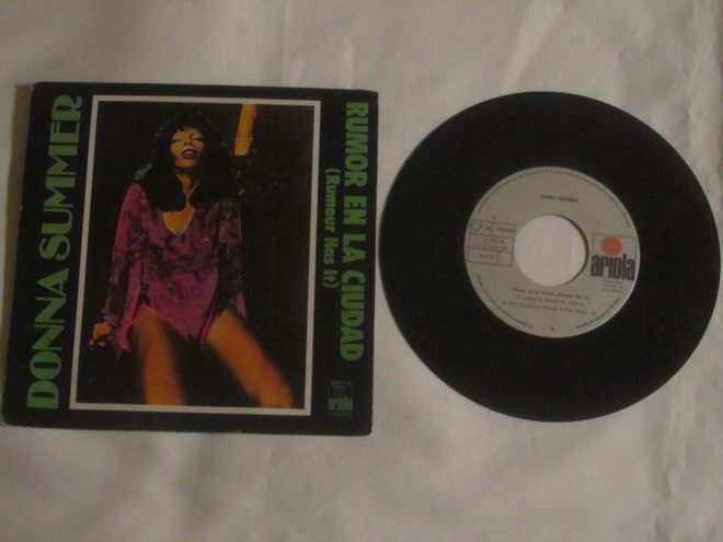 Donna Summer: Rumor En La Ciudad  7" single  1977