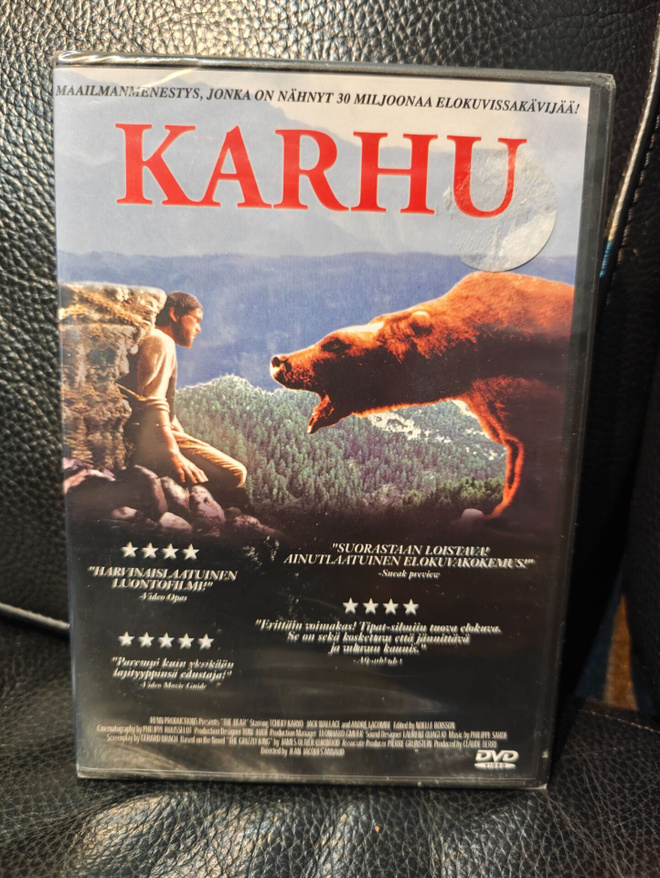 Karhu (1988) DVD Suomijulkaisu