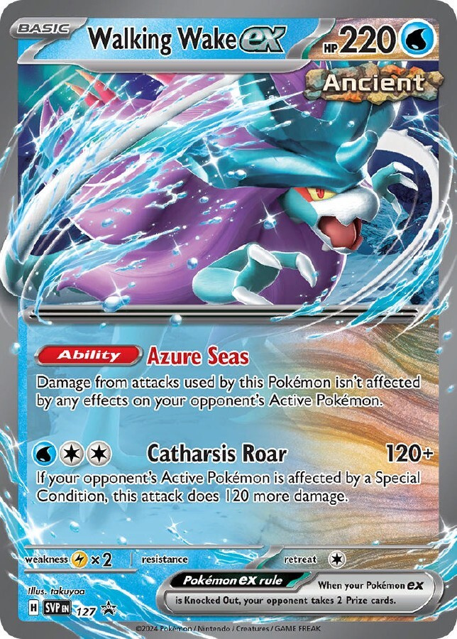Walking Wake ex SVP 127 - Black Star Promo - NM/M