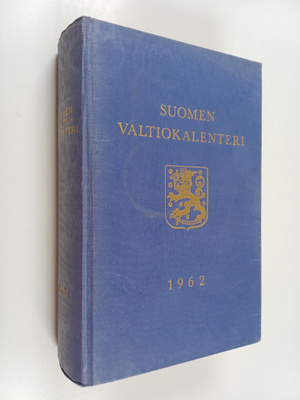 Suomen valtiokalenteri vuodeksi 1962