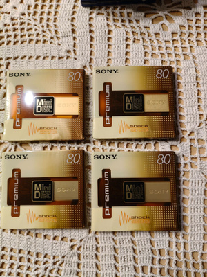 Sony Premium minidisc 4 kpl