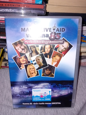 DVD VUONNA 85 - MANSE LIVE AID ( SIS POSTIKULU )