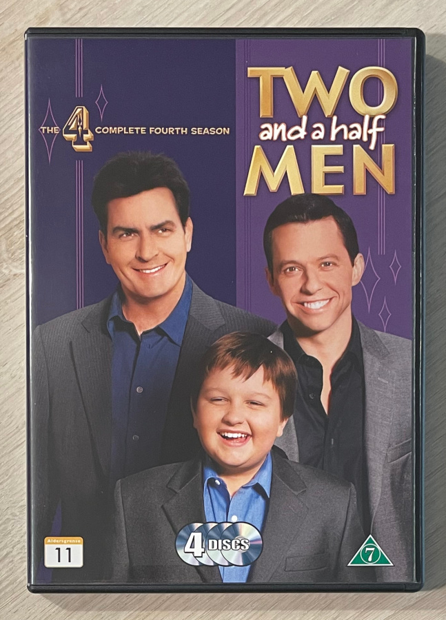 Miehen puolikkaat: Kausi 4 (4DVD) Charlie Sheen &  Jon Cryer