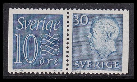 Ruotsi 430b-470DD ** Numero-Gustaf vihkopari (1961)
