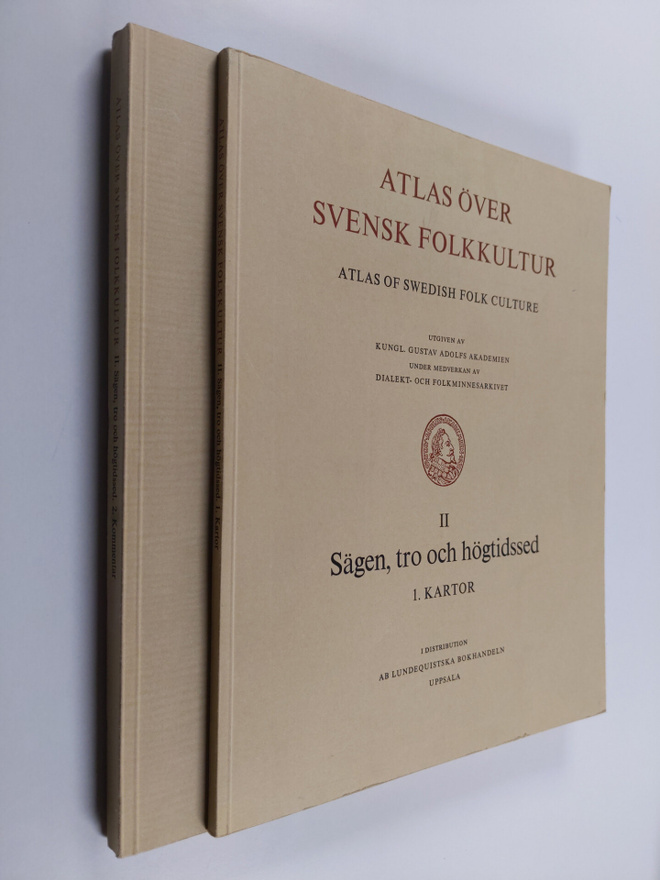 Atlas över svensk folkkultur II : 1-2 ; Sägen, tro och hö...