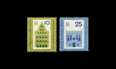 DDR 843-4 ** Leipzigin syysmessut (1961)
