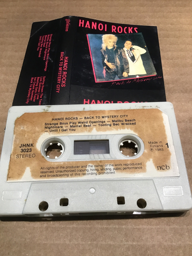HANOI ROCKS: Back The Mystery City C- kasetti