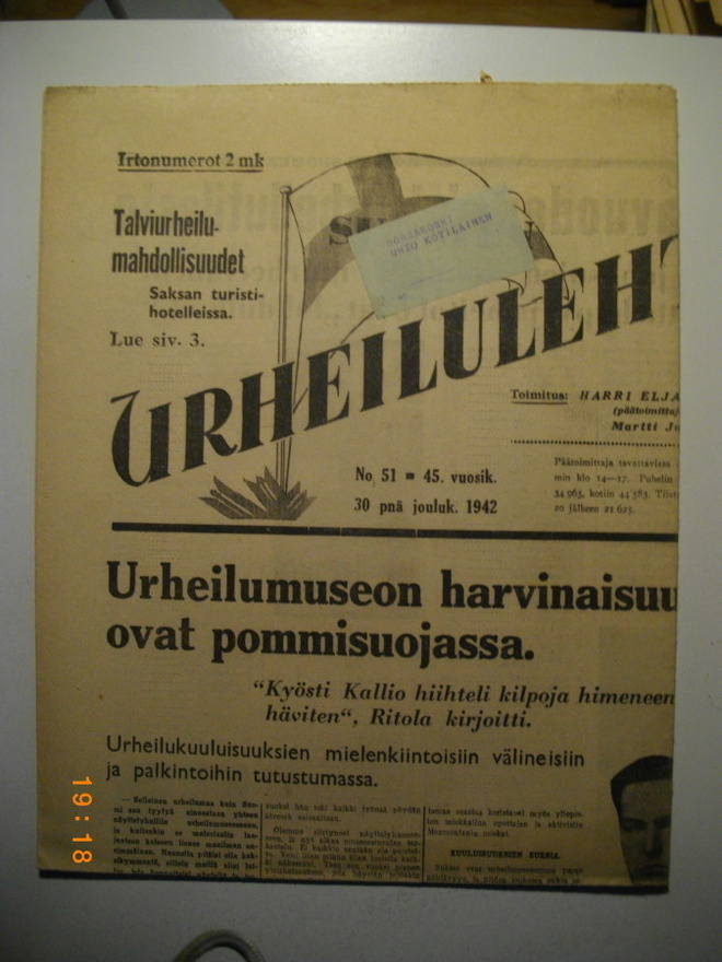 Suomen Urheilulehti Nro 51/1942 (29.2)