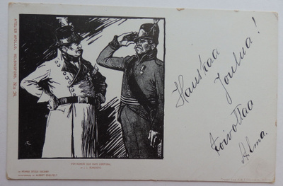 Albert Edelfelt, von Konow ja hänen korpraalinsa