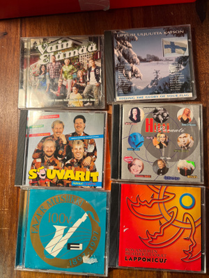 Cd-levyjä 56 kpl. kotimaista musiikkia.