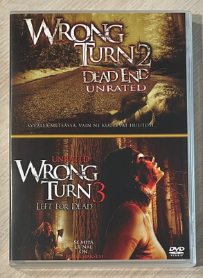 Wrong Turn 2 (2007) & Wrong Turn 3 (2010) 2DVD
