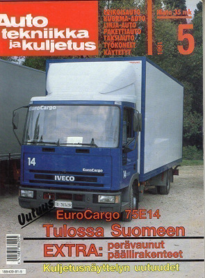 Auto tekniikka ja kuljetus n:o 5 1991 Mercedes-Benz . Nissan