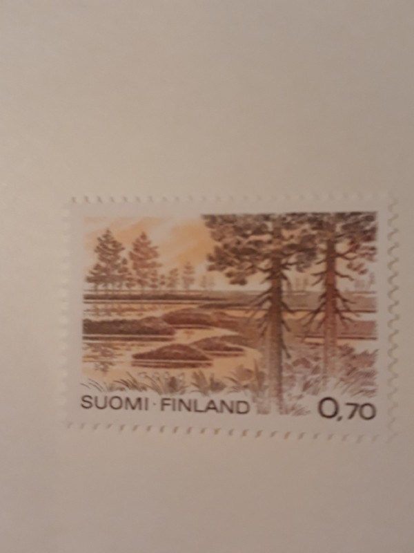 1981  Yleismerkki 0,70mk Kauhaneva  ++