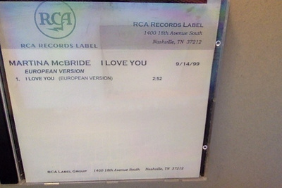 MARTINA McBRIDE  ::  I LOVE YOU  ::  RARE PROMO CD  ::  1999
