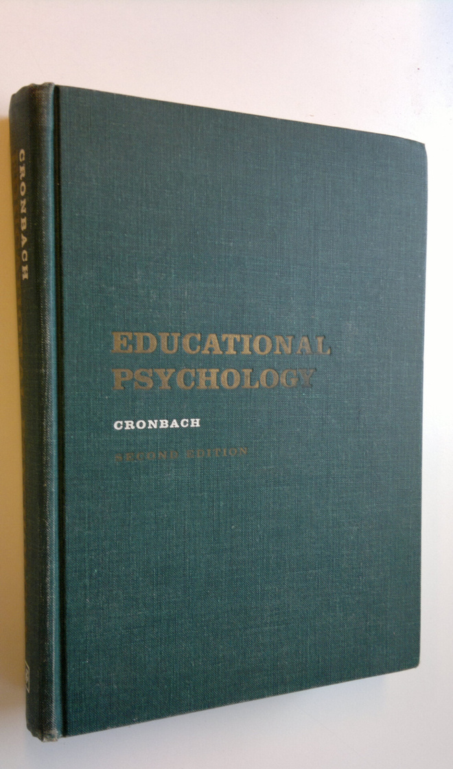Lee J. Cronback : Educational psychology