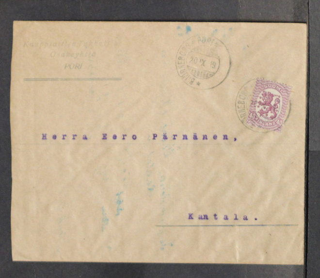 # 23034 # Kirje Pori > Kantala