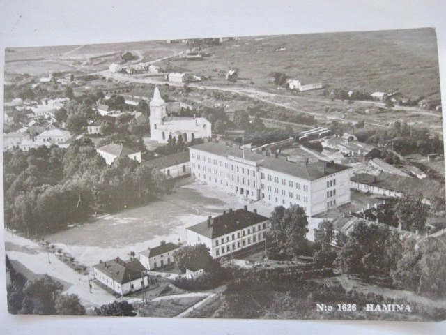 VANHA Postikortti Hamina 1950-l Karhumäki