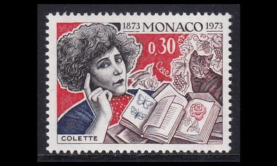 Monaco 1076 ** Kirjailija Gabrielle Colette (1973)