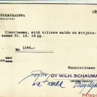FIRMAKORTTI PIETARSAARI WILH. SCHAUMAN OY - pikkukuva 1