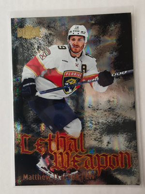 Matthew Tkachuk 2025-26 Skybox Metal Lethal Weapon