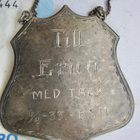 VANHA Palkinto Mitali FSN Hopeaa 1933 - pikkukuva 2