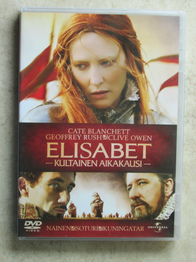 Elisabet - Kultainen aikakausi, DVD. Cate Blanchett