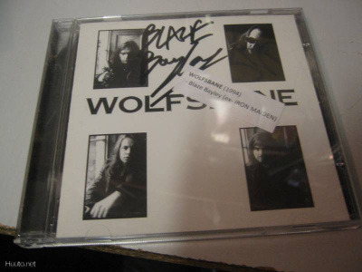 WOLFSBANE - S/T CD BLAZE BAYLEYN NIMIKIRJOITUKSELLA