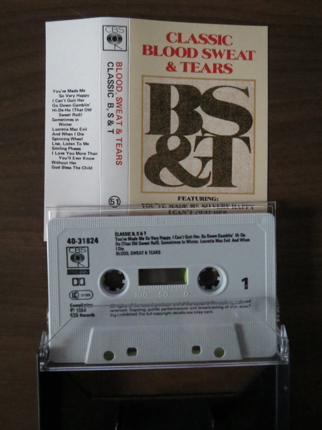 Blood, Sweat & Tears: Classic B, S, & T c-kasetti