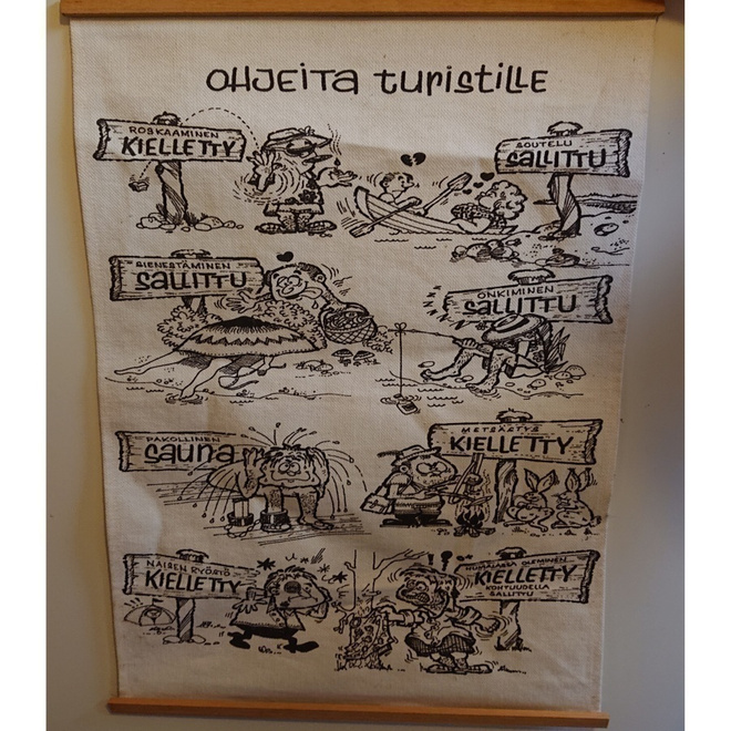 OHJEITA TURISTILLE (RETRO)
