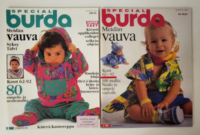 Burda special, 2 kpl vauvanvaate -lehteä