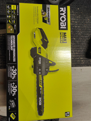 Ryobi 36v 40 cm saha, akku ja laturi