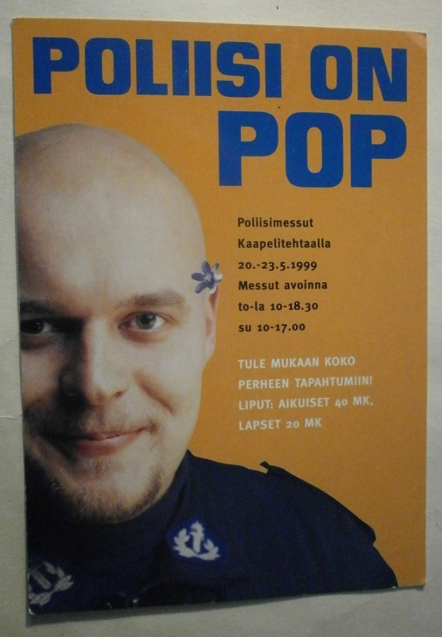 Poliisi on POP, konsertin mainospk, MiniMoi nro 876, ei p.