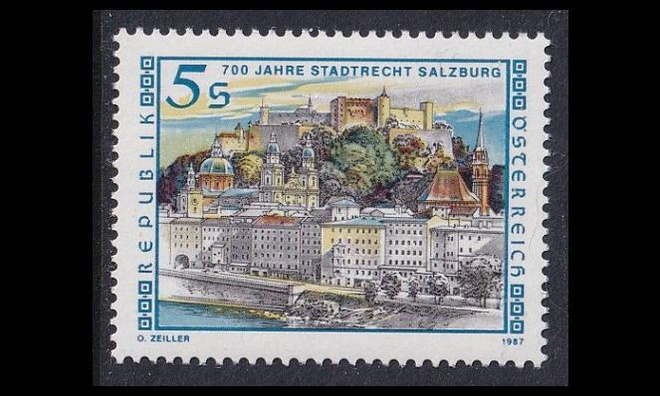 Itävalta 1879 ** Salzburg 700v (1987)