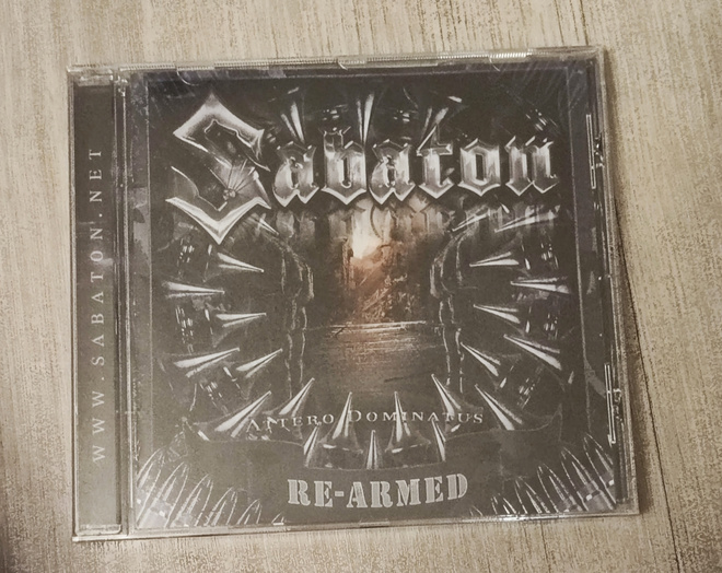 Sabaton Attero dominatus re-armed CD UUSI