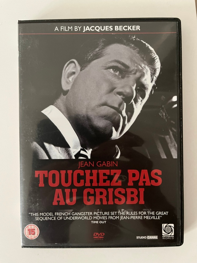 Touchez pas ay grisbi (Studio Canal R2 dvd)