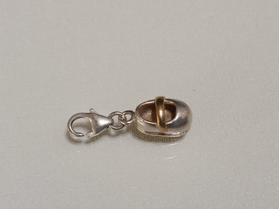 Kotimainen Hopea kenkä hela Charm KJ 925