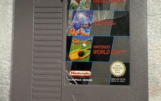 Nes 3 in 1 supermario tetris  Nintendo world cup
