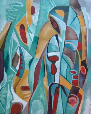Themata Akryylimaalaus kankaalle 110 cm x 85 cm
