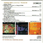 cd - ep, Yoshikazu Mera, counter-tenor: Portrait CD. PROMO - pikkukuva 2