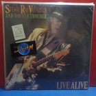 STEVIE RAY VAUGHAN & DOUBLE TROUBLE - LIVE ALIVE EX+ 2 LP - pikkukuva 1