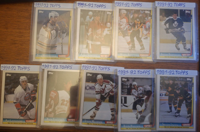1991-92 Topps -Team Scoring Leaders