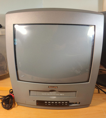 Philips 14pv202 vhs kuvaputkitelevisio yhdistelmä
