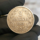2 Markkaa 1865 Hyväkuntoinen - pikkukuva 1